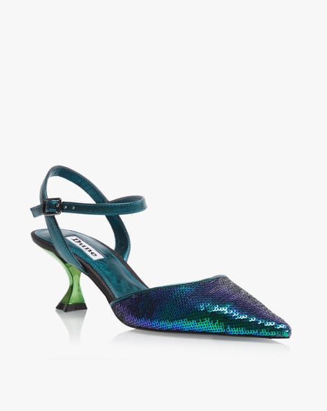 dune blue heels