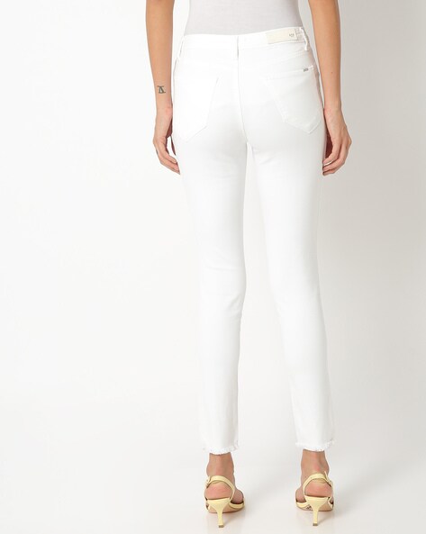 Buy White Trousers & Pants for Women by AND Online