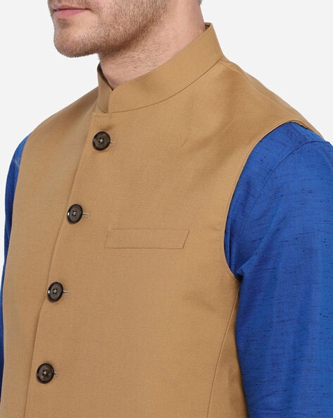 Luxury Traditional Look Jacket, Indian Ethnic Waist Coat for Men, Wedding  Festival Wear Sleeveless Nehru Jacket Regular Fit Vest, - Etsy