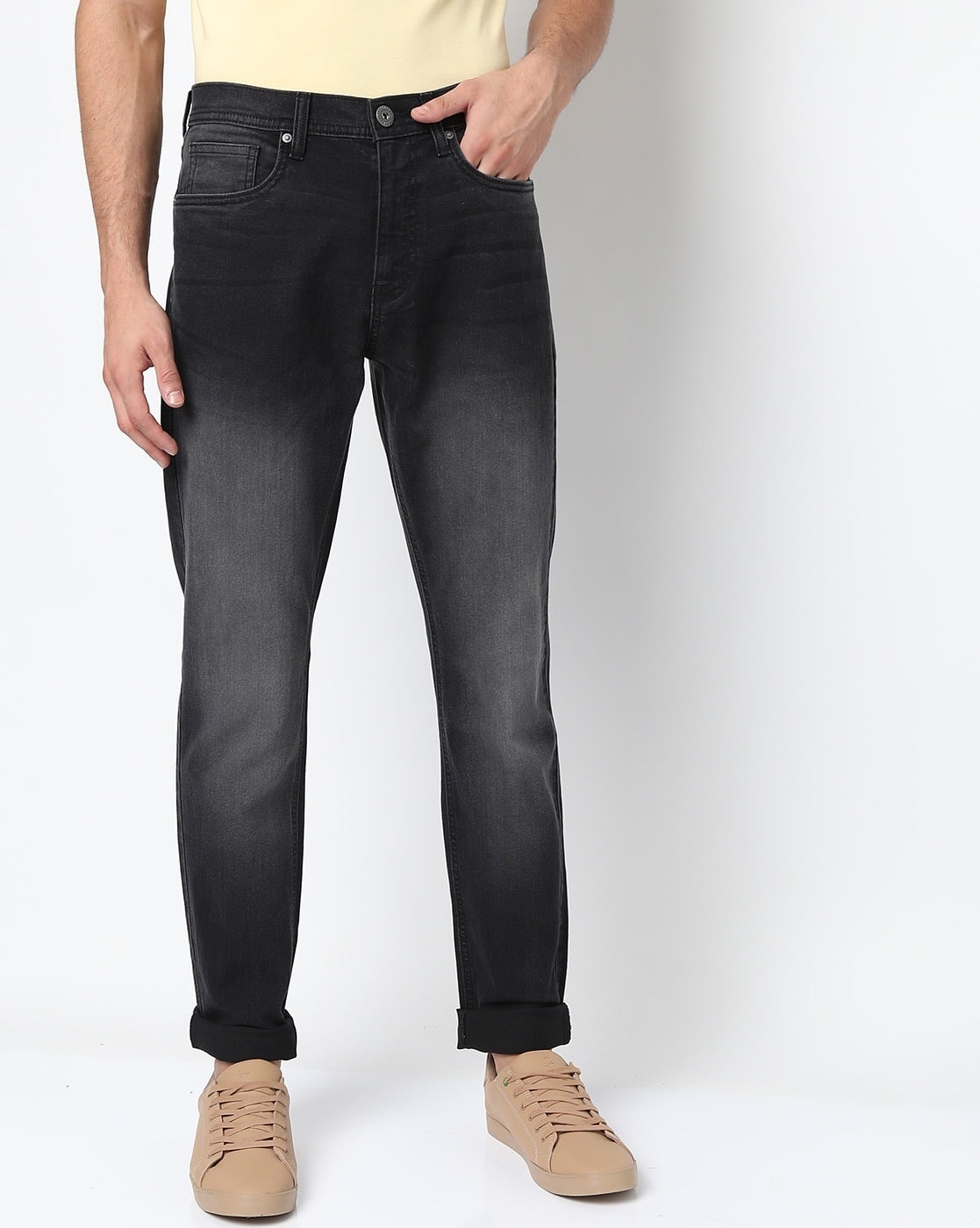 Buy Grey Jeans for Men by DNMX Online 