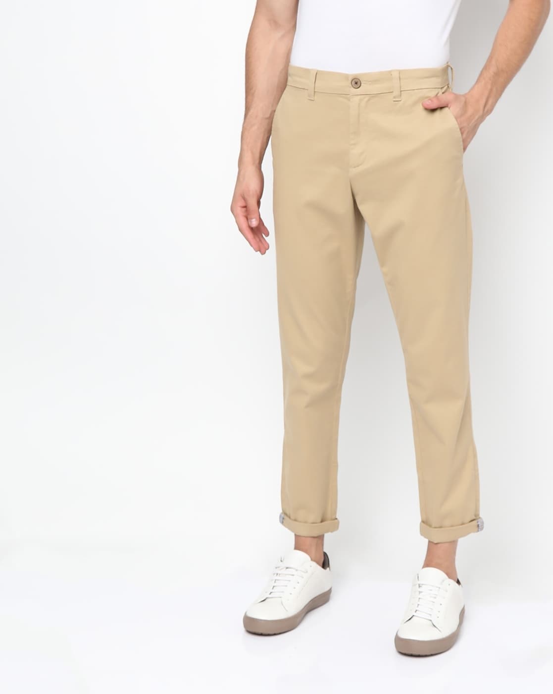 Buy Fancy Grey Trousers & Pants for Men by PARK AVENUE Online | Ajio.com