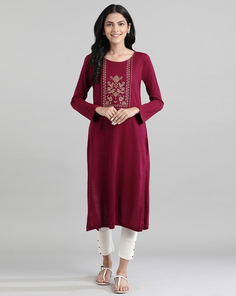 aurelia velvet kurta