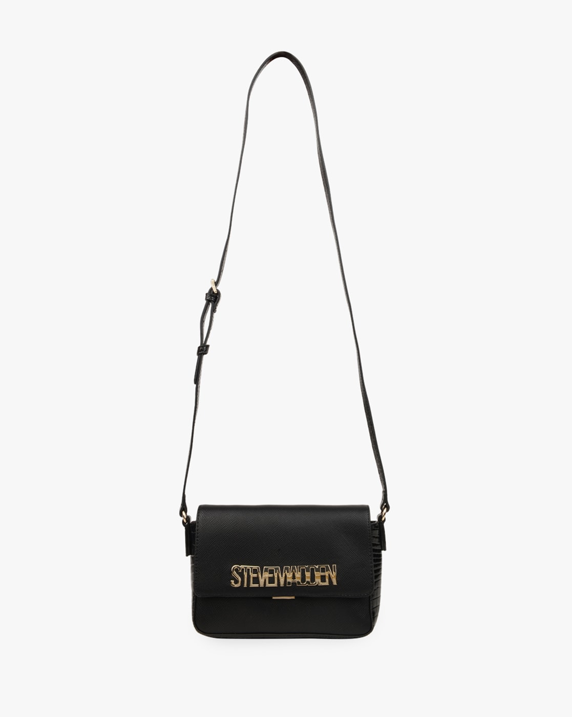 Steve Madden Reversible Sling, Black Sling Bag