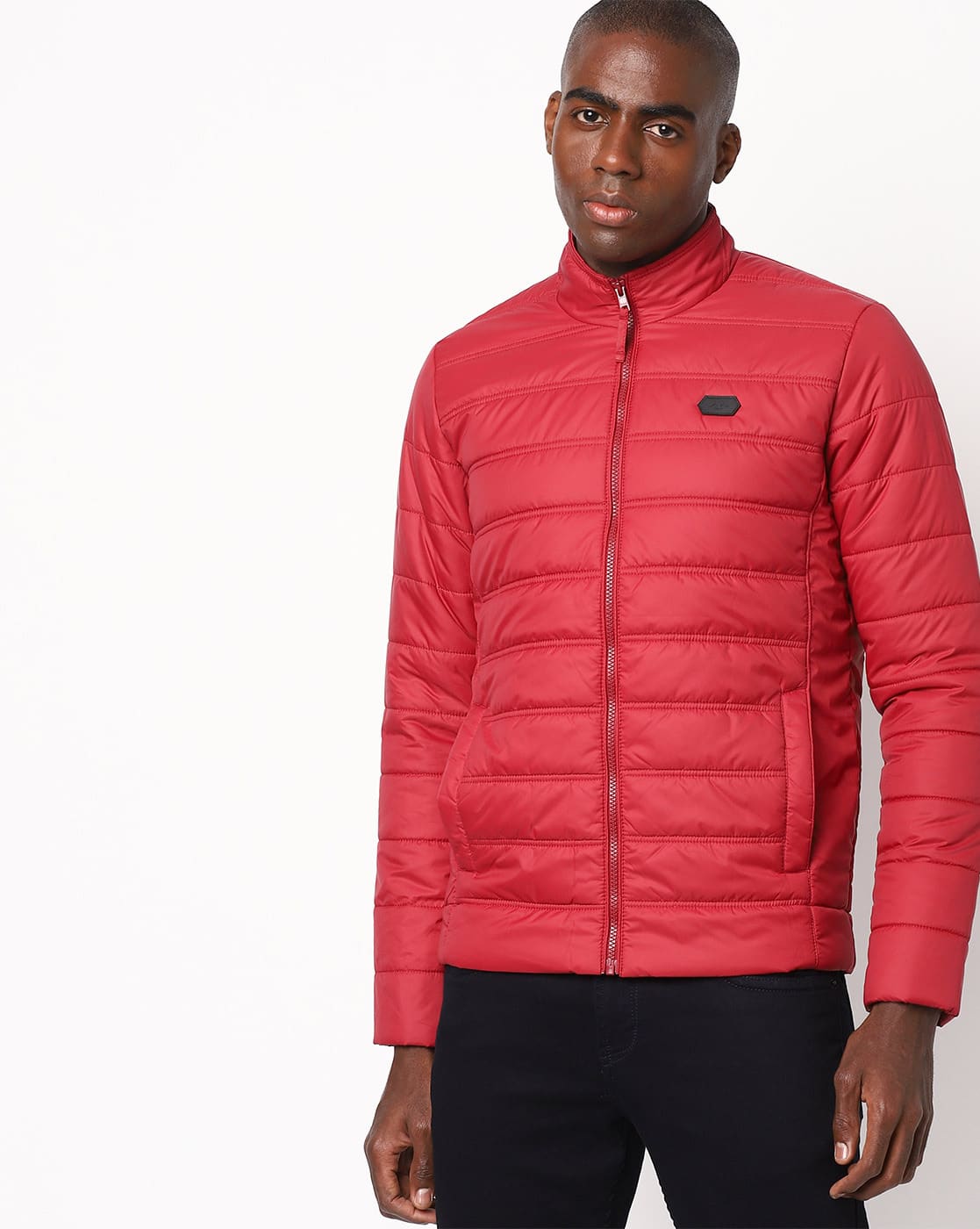 Zip-Front Puffer Jacket