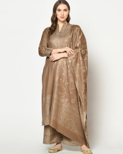 Textured Un-stitched Dress Material Price in India