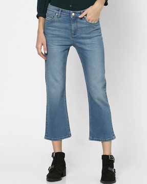 ankle length flare jeans