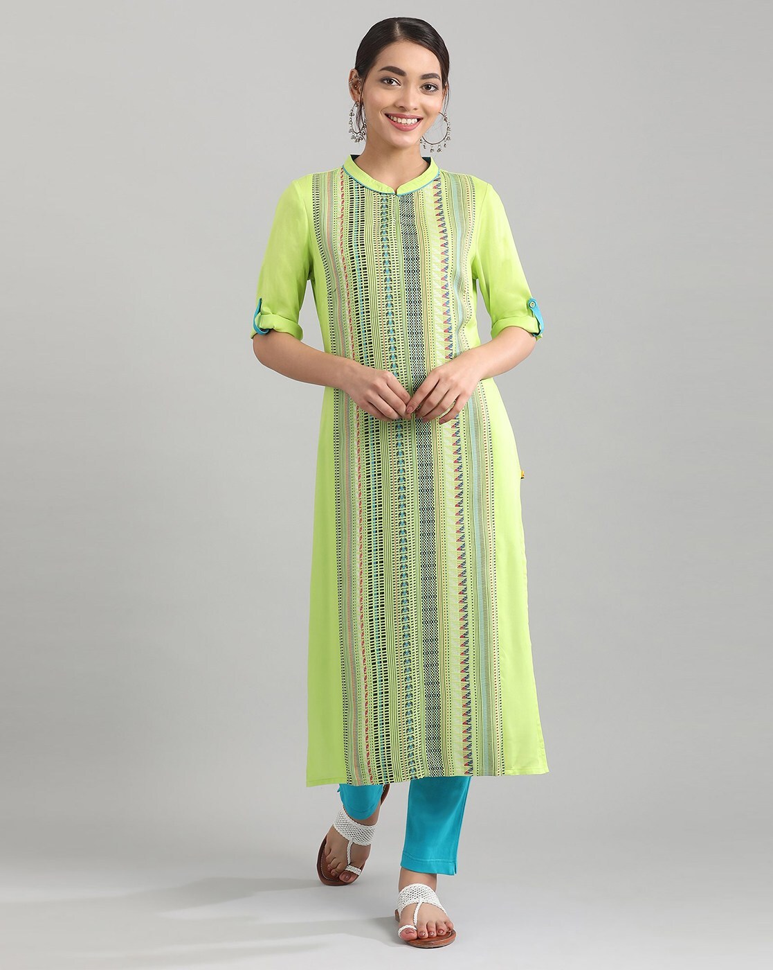 Share 86+ lemon green color kurtis - thtantai2