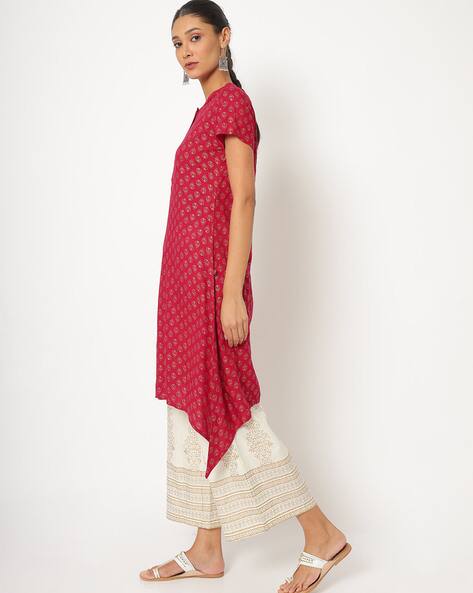 Buy Red \u0026 White Kurta-Bottom Set for 