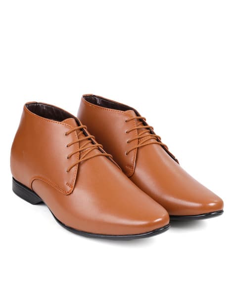 Lace-up Formal Boots