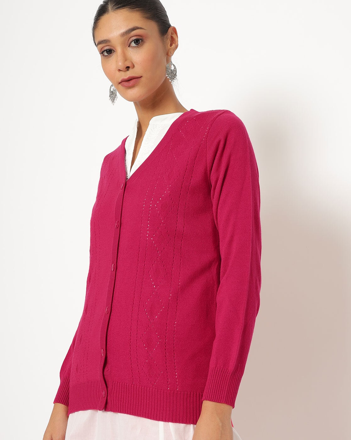 Fuschia cardigans on sale