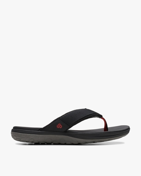 Clarks Step Beat Dune Thong-Strap Sandals