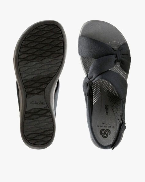 Buy Black Flat Sandals for Women by CLARKS Online Ajio