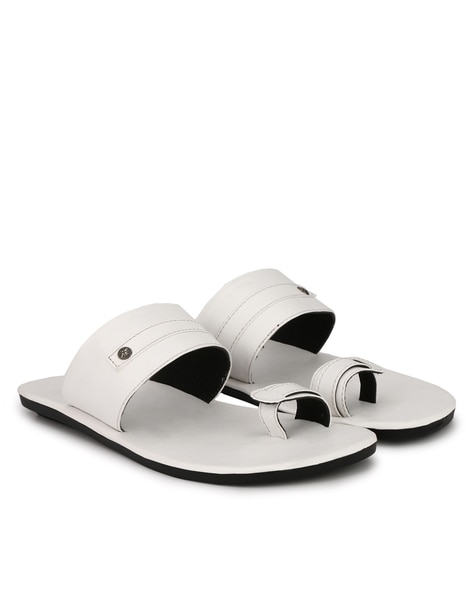Mens white flip flops sandals outlet