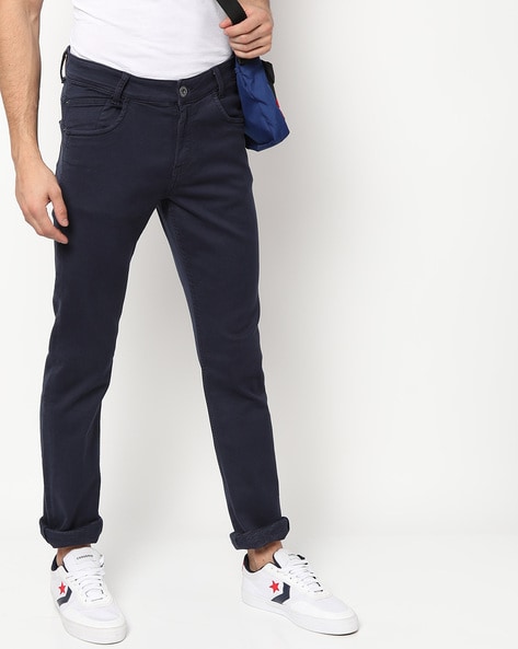 Levis 511 Slim Fit Corduroy Trousers Navy in Blue for Men  Lyst UK