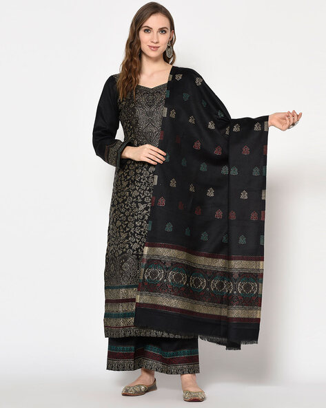 Acro Wool Woven Suit Unstitched Dress Material Price in India