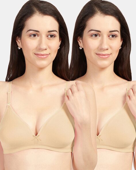 Pack of 2 Non-Wired T-Shirt Bra