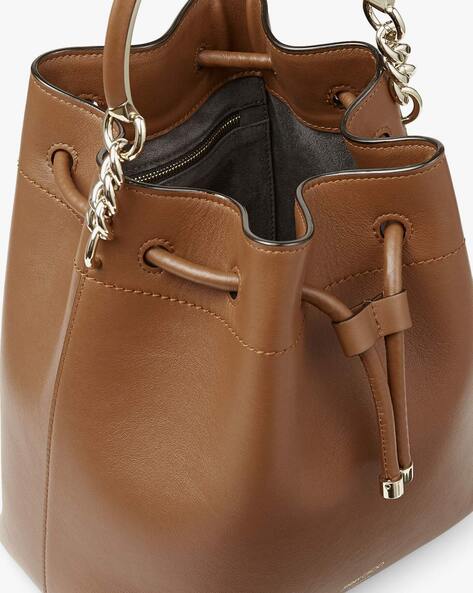 Leather Bucket Bag for Women / Bucket Bag / Soft Leather Bag/ 