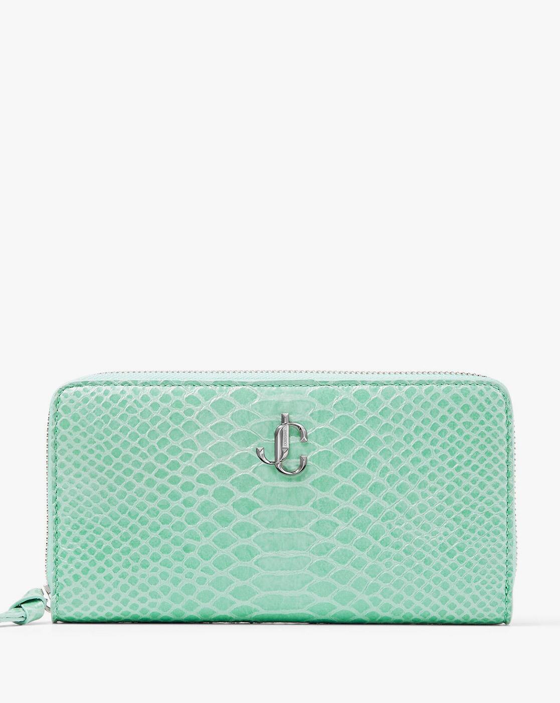 mint green wallet