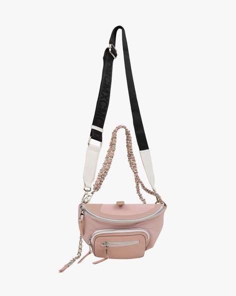 Sling bag with online detachable strap