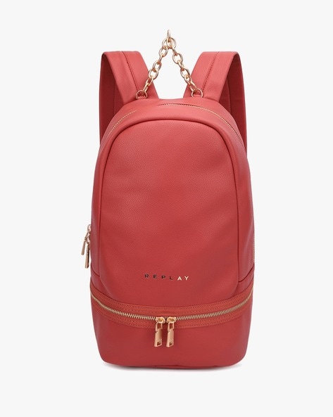 Red Backpack for Women, Vegan Leather Backpack, Small Daypack, Minimalist  Back Pack Purse, Envelope Bag for Women, Laptop Rucksack - Etsy
