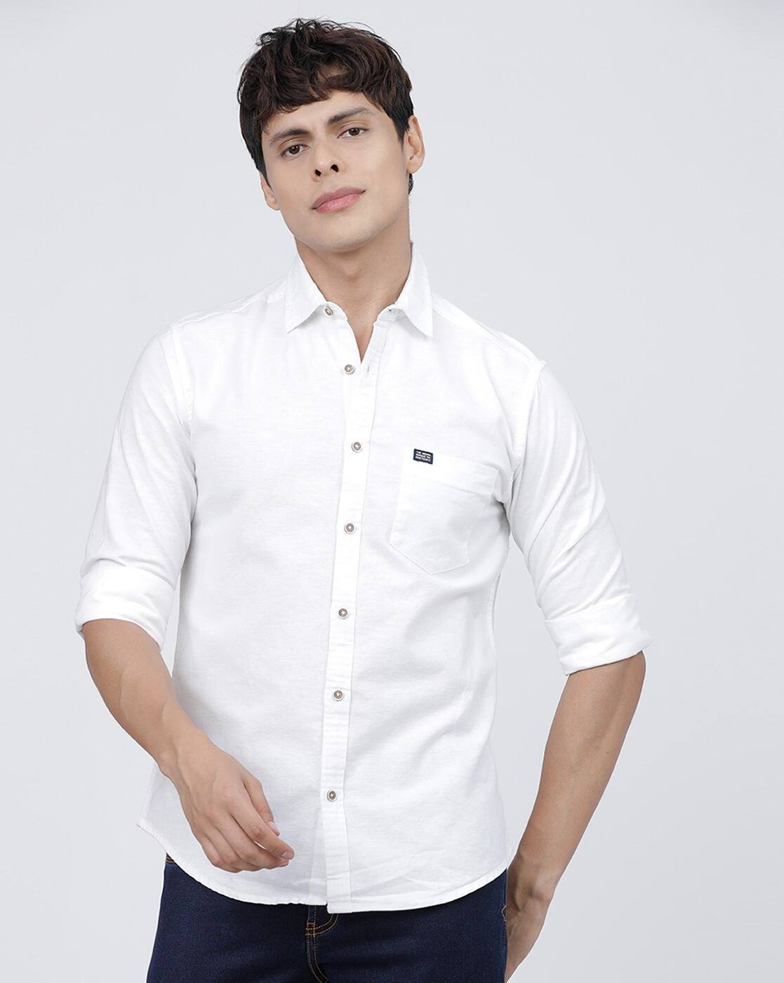 m and s mens white shirts