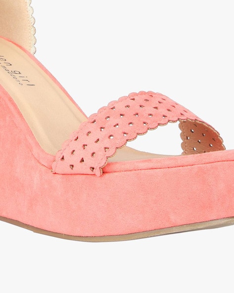 Steve madden pink online wedges