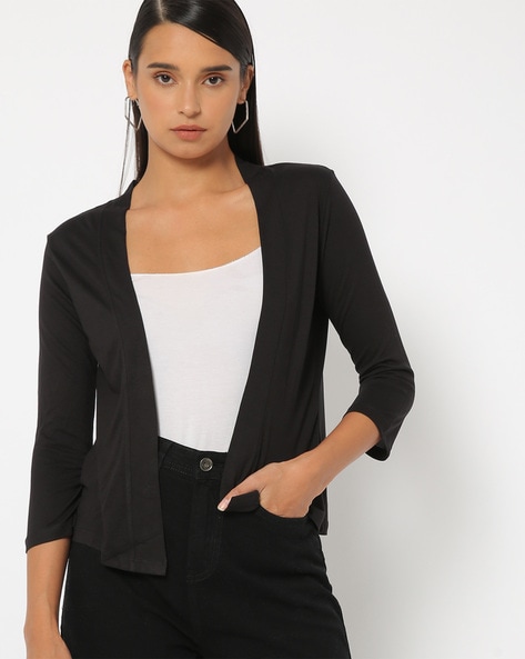 ladies black shrug