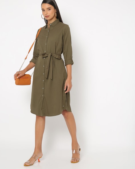 Buy Olive Green Dresses for Women by U ...