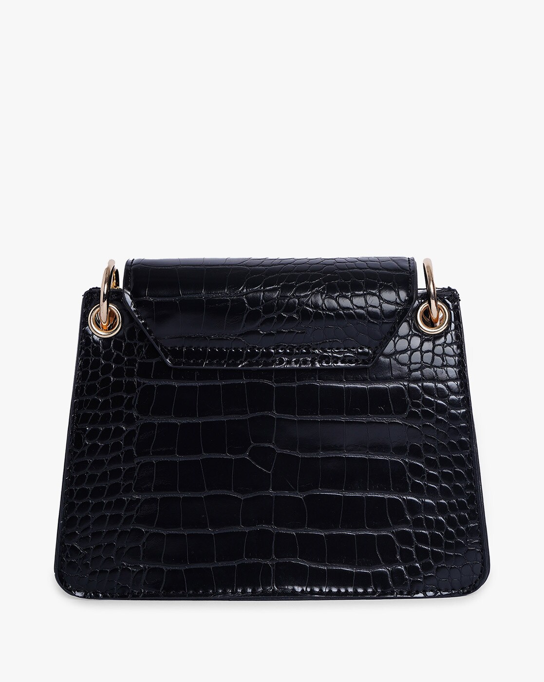 Womens Handbag NOATD #8831628 Purse, Magnetic Clasp, Brown Basket, Black  Reptile