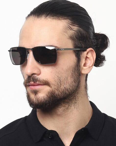 Oakley 0OO414241420358 Full-Rim Rectangle Sunglasses