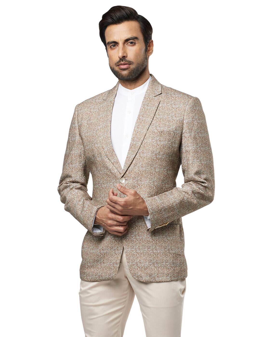 raymonds linen blazer