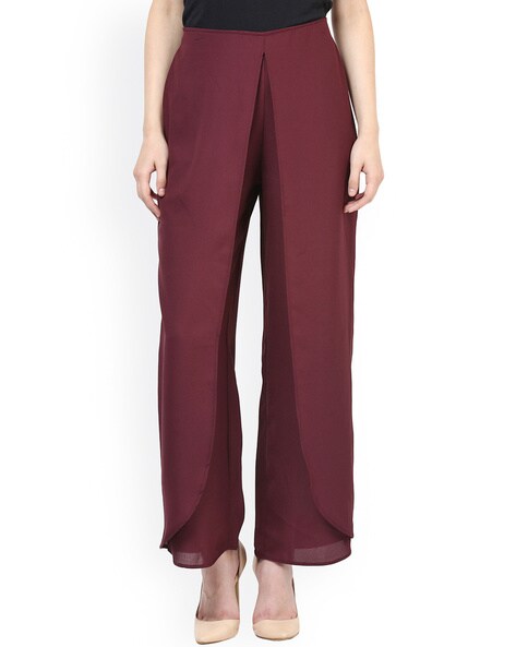 BONBOM Silver Layered Trousers | MILANSTYLE.COM