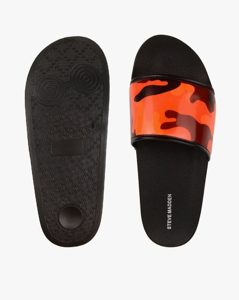 Buy Orange Flip Flop Slippers for Men by STEVE MADDEN Online