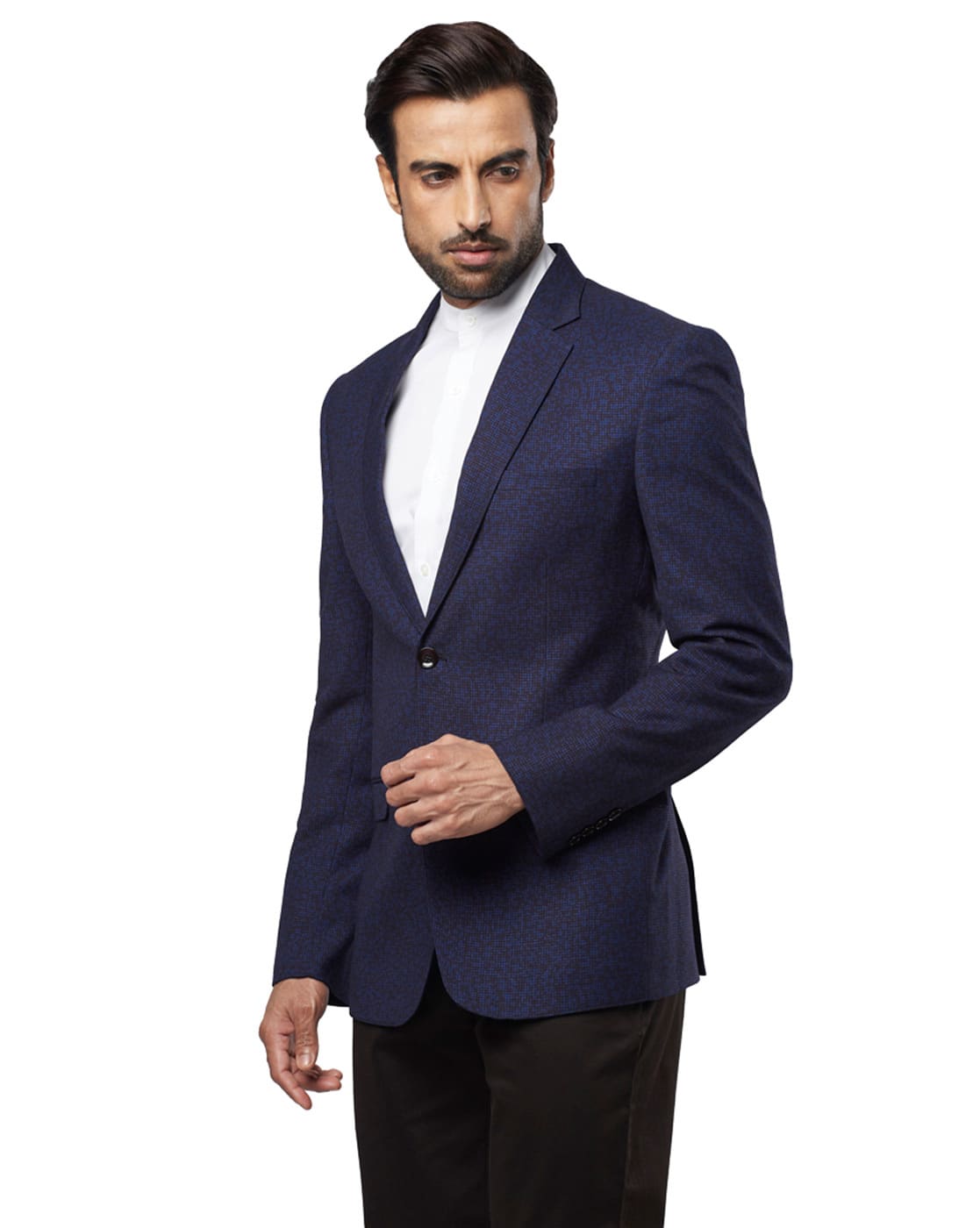 raymond printed blazer