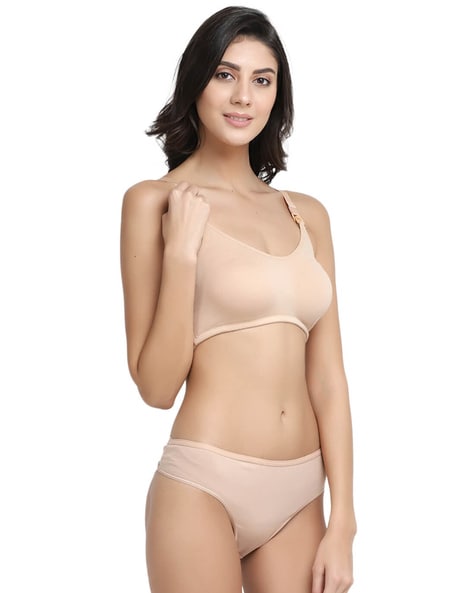 inner sense Women Thong Beige Panty - Buy inner sense Women Thong Beige  Panty Online at Best Prices in India