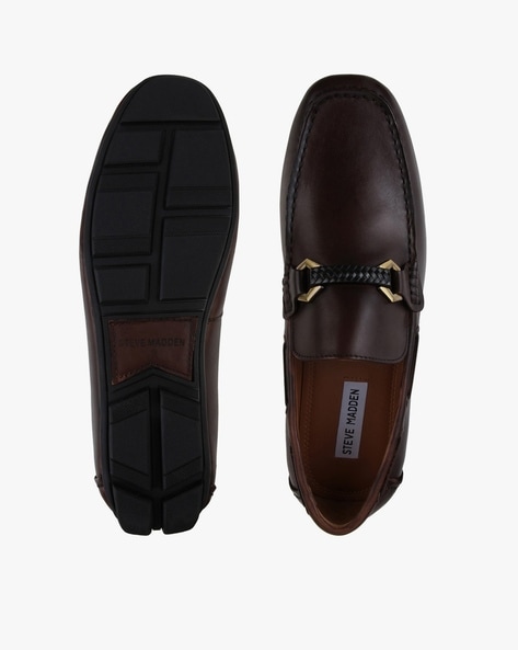 steve madden brown loafers