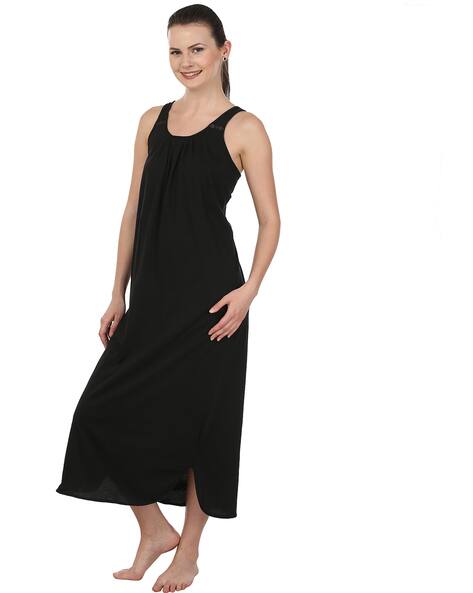long black slip