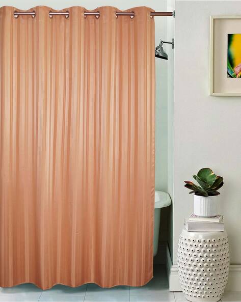 Brown Bath Curtains For Home, Burnt Orange Shower Curtain