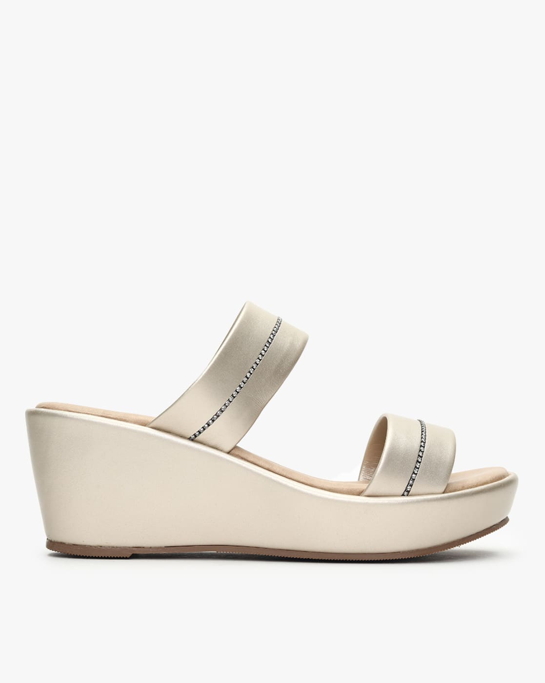 Buy Gold Heeled Sandals for Women by 