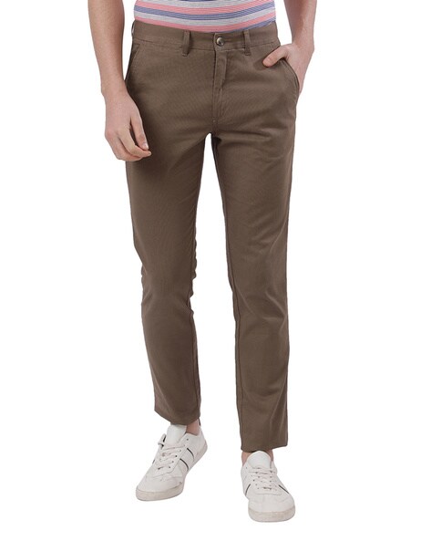 Buy AllSaints Tallis Brown Trousers from Next USA