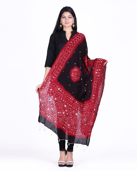 Dupatta with Mirror Accent Price in India