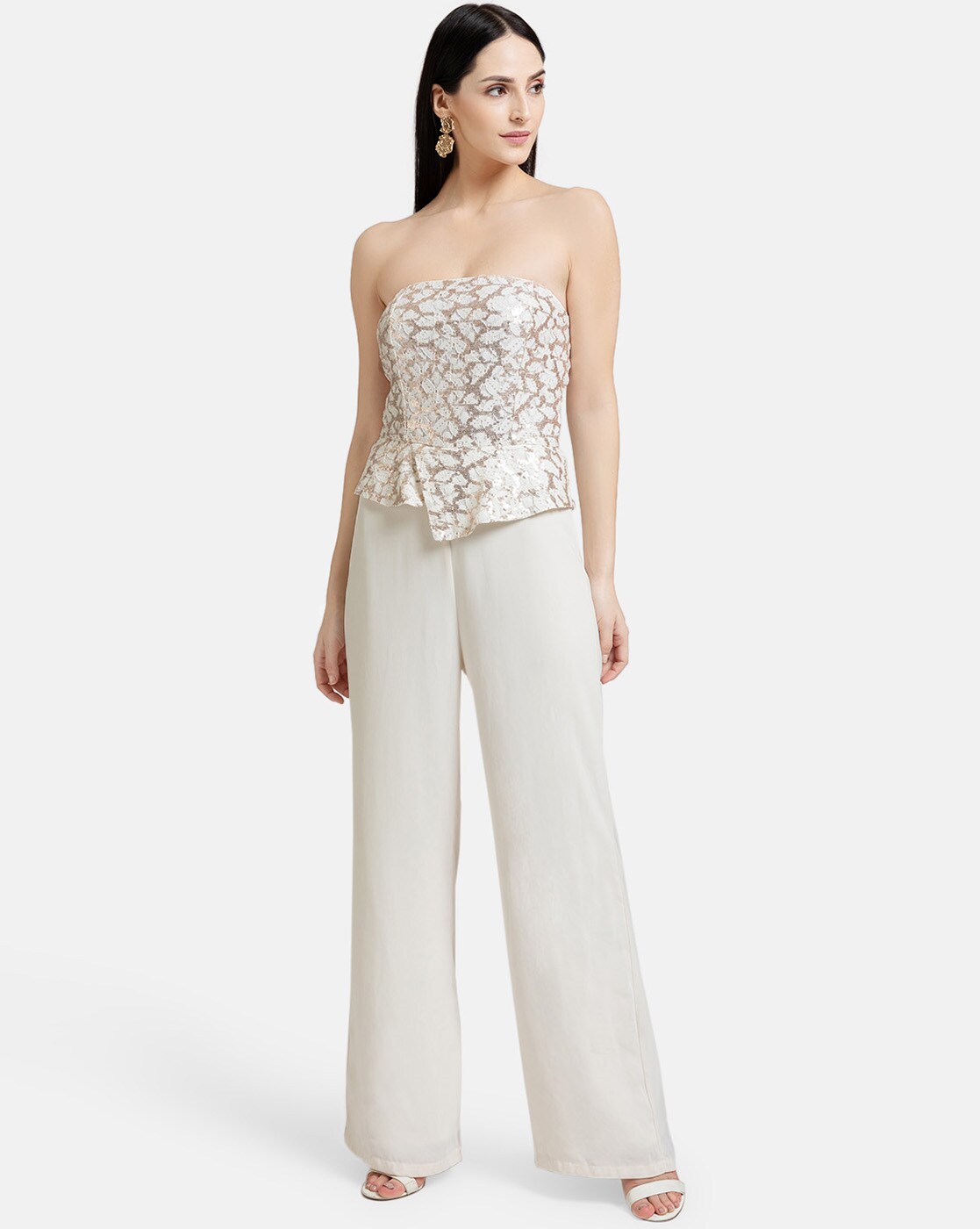 kazo white jumpsuit