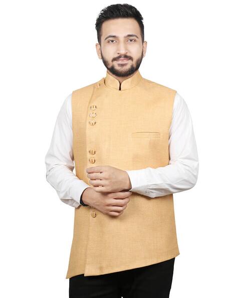 asymmetric nehru jacket