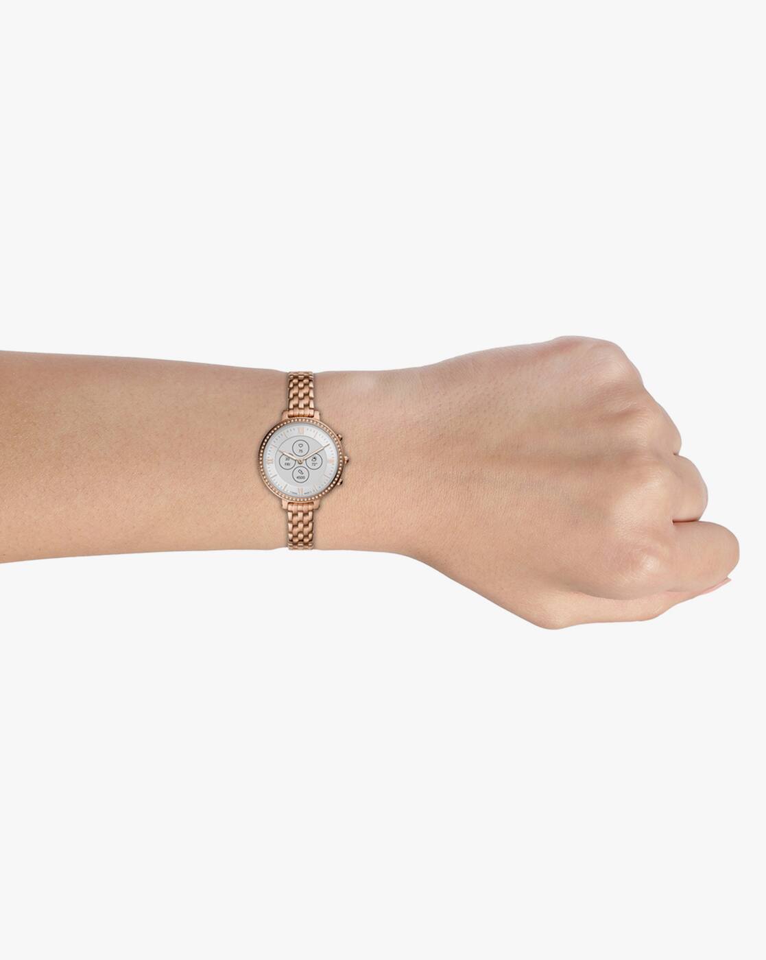 Fossilスマートウォッチ FTW7037 レディース ローズゴールド