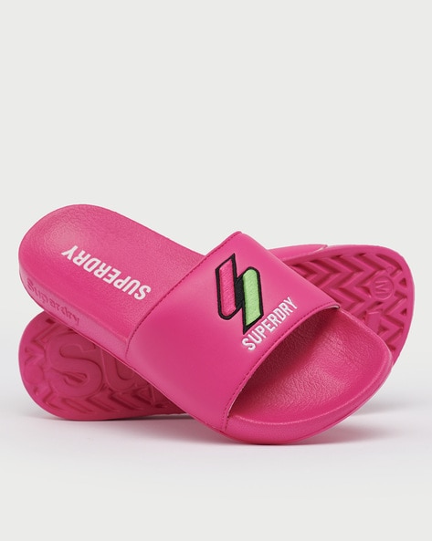 Buy Pink Flip Flop Slippers for Women by SUPERDRY Online Ajio