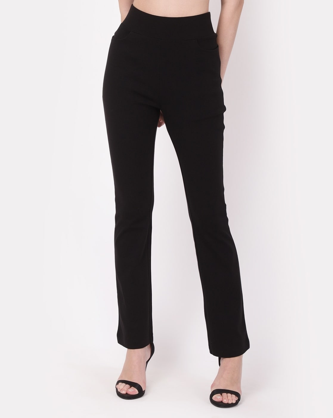 black womens pants for work