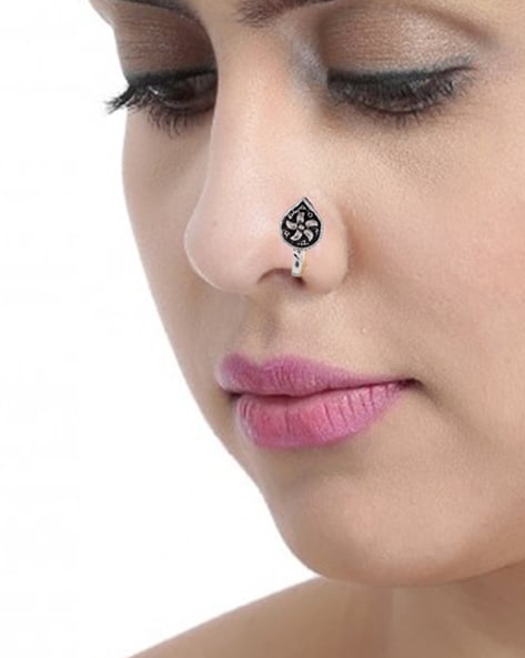 Oxidised Non Pierced Nose Pins at Rs 100, Nose Pin in Jaipur