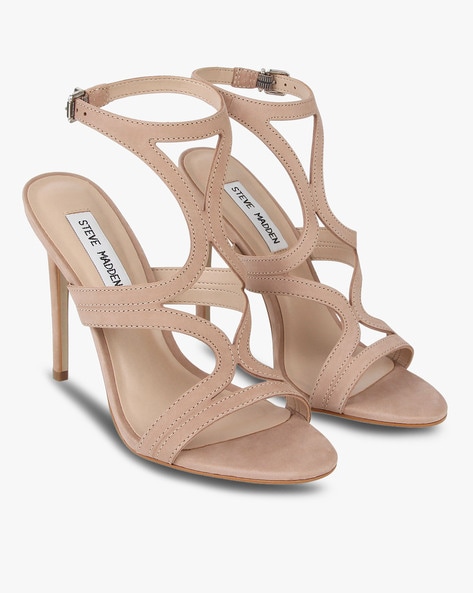 Steve Madden Sidney Ankle-Strap Stilettos