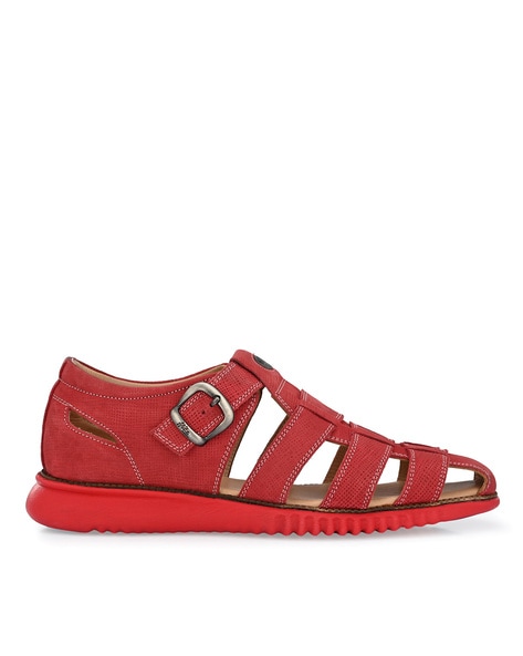 Hitz Strappy Sandals with Buckle Closure