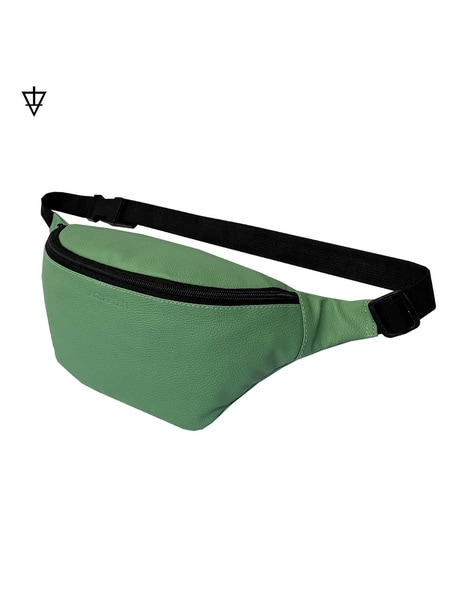 Green shop fanny pack